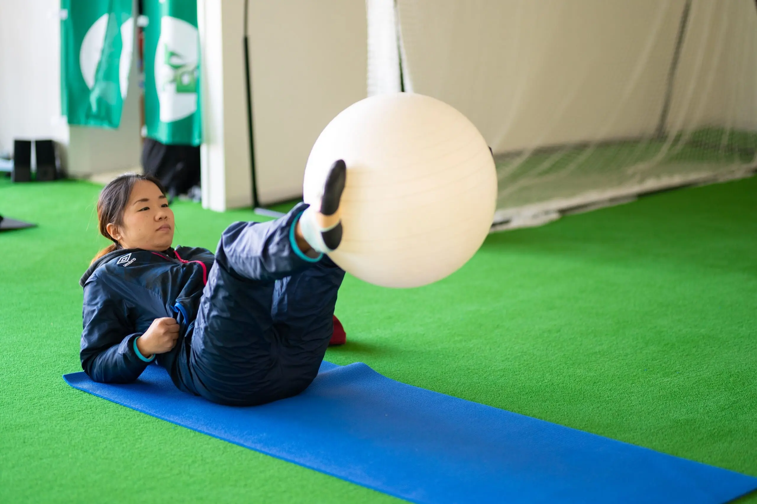 体幹トレーニングの様子1
